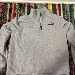 grey puma sweater